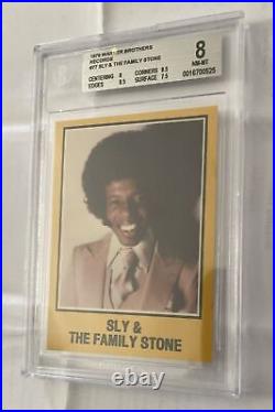 77 Sly & The Family Stone 1979 Warner Bros Record Card Promo BGS 8 POP 1 NM Rare