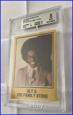 77 Sly & The Family Stone 1979 Warner Bros Record Card Promo BGS 8 POP 1 NM Rare