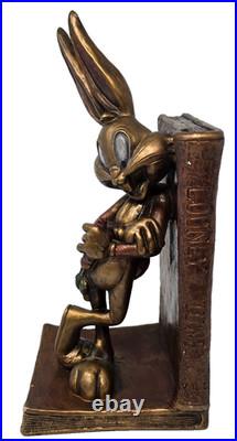 AUSTIN SCULPTURE STATUE Bookend Bugs Bunny Rare WARNER BROS 1999 Looney Toon