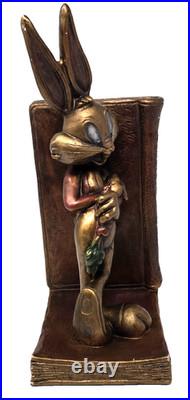 AUSTIN SCULPTURE STATUE Bookend Bugs Bunny Rare WARNER BROS 1999 Looney Toon