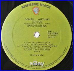AUTUMN COMES. AUTUMN Rare 1971 Aussie LP Prog Psych