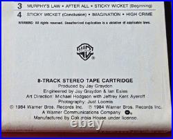 Al Jarreau High Crime 8 Track Tape UNTESTED 1984 VERY RARE WB-25106 Warner Bros