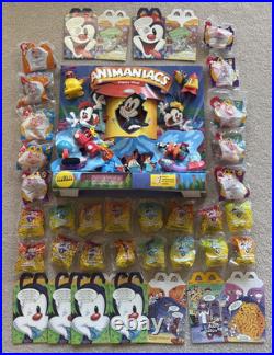 Animanics Happy Meal Display w 26 Toys 7 Boxes Rare 1995 McDonald's Warner Bros