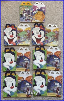 Animanics Happy Meal Display w 26 Toys 7 Boxes Rare 1995 McDonald's Warner Bros