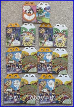 Animanics Happy Meal Display w 26 Toys 7 Boxes Rare 1995 McDonald's Warner Bros