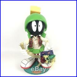 Animated Looney Tunes Marvin The Martian Christmas moving Figure 18.5 Rare! VTG