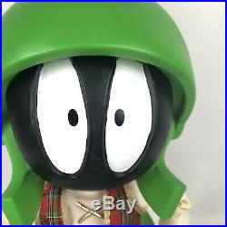 Animated Looney Tunes Marvin The Martian Christmas moving Figure 18.5 Rare! VTG
