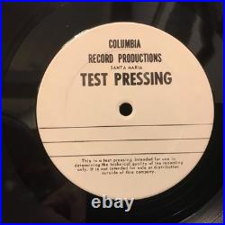 BOB SEGER Seven 1974 TEST PRESSING Palladium/Warner Bros MEGA RARE Exelent