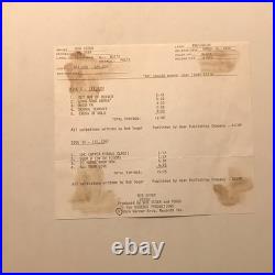 BOB SEGER Seven 1974 TEST PRESSING Palladium/Warner Bros MEGA RARE Exelent