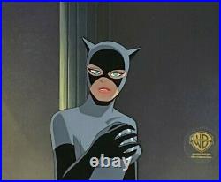 BRUCE TIMM rare CATWOMAN cel BATGIRL RETURNS classic Batman BTAS WB COA