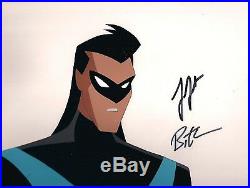 BRUCE TIMM rare NIGHTWING Old Wounds cel SIGNED 2X LOREN LESTER BTAS WB COA