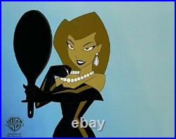 BRUCE TIMM rare POISON IVY cel HOLIDAY KNIGHTS Jewels Shopping BTAS WB COA