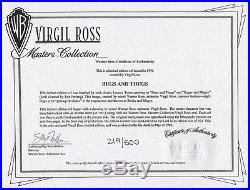 BUGS & THUGS Virgil Ross Ltd Ed Cel VERY RARE Rocky & Mugsy! WARNER BROTHERS