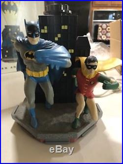Batman And Robin Silver Age Lamp Warner Bros Studio Store 1999 RARE HTF