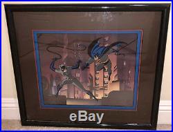Batman Animated Seres Limited Edition Cel Cat And The Claw Catwoman Rare