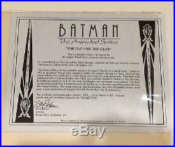 Batman Animated Seres Limited Edition Cel Cat And The Claw Catwoman Rare