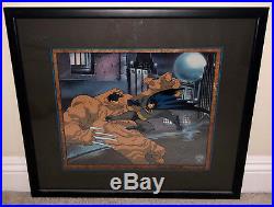 Batman Animated Seres Limited Edition Cel Feat Of Clay Clayface Rare