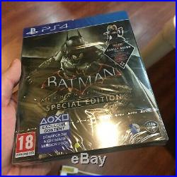Batman Arkham Knight Special Steelbook Limited Edition PS4 New G2 OOP RARE