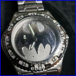 Batman Fossil Watch Warner Brothers New Battery Rare