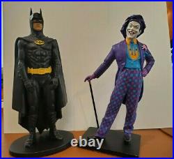 Batman Joker Kent Melton hand painted and signed statues 37 of 50 EXTREMELY RARE