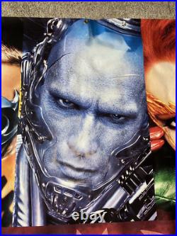 Batman & Robin 1997 Movie Promo Banner from theater, 4' x 10', Warner Bros, RARE Batman & Robin 1997 Movie Promo Banner from theater, 4' x 10', Warner Bros, RARE