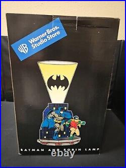 Batman & Robin Lamp 1999 Warner Bros Studio Exclusive Mib DC Comics New Rare Htf