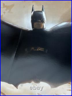 Batman Standee BATMAN BEGINS Rare 4'x6' Warner Bros. Promo Cardboard Banner NIB