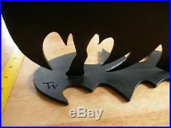 Batman Tex Welch metal cutout figurine 13 1992 WBSS Warner Brothers Studio RARE