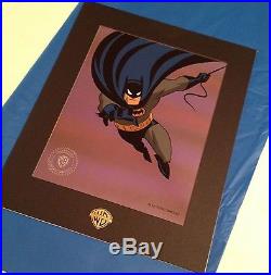 Batman The Animated Series Serigraph 1992 Fox /warner Brothers Rare