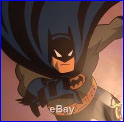 Batman The Animated Series Serigraph 1992 Fox /warner Brothers Rare
