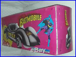 Batmobile Batman Italy Vintage 1970s Fabianplastica Vintage RARE
