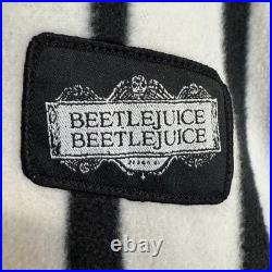 Beetlejuice Warner Bros Studio Tour Hollywood Exclusive Fleece Jacket Small Rare