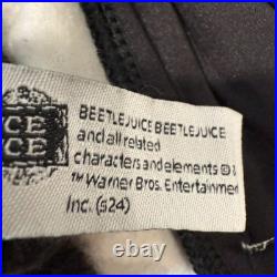 Beetlejuice Warner Bros Studio Tour Hollywood Exclusive Fleece Jacket Small Rare