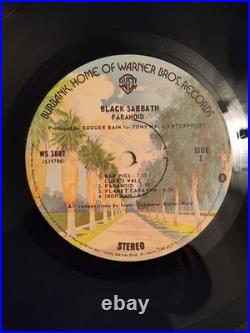 Black Sabbath Paranoid rare loomi misprint Vinyl LP Warner Bros WS-1887 Black Sabbath Paranoid rare loomi misprint Vinyl LP Warner Bros WS-1887