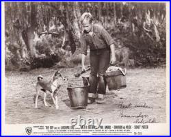 Brandon deWilde-RARE Vintage Signed 1959 Warner Bros. Photograph Brandon deWilde-RARE Vintage Signed 1959 Warner Bros. Photograph