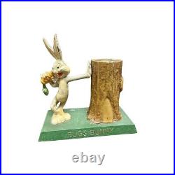 Bugs Bunny 1930-1940s Warner Bros Cartoon Vintage Metal Piggy Bank Rare