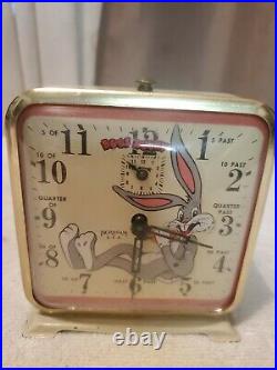 Bugs Bunny 1951 Ingraham Animated Clock / Warner Brothers Rare
