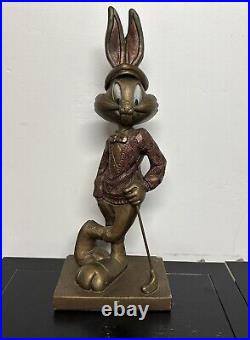 Bugs Bunny Austin Golf Sculpture Statue Figure Warner Bros Art 1998 RARE