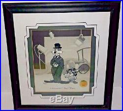 Bugs Bunny Cel Charlie Chaplin The Kid Rare Warner Bros Chuck Jones Signed Cell