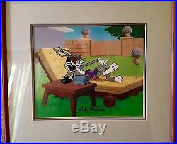 Bugs Bunny Cel HOLLYWOOD HARE Rare Warner Brothers Animation Art Edition cell