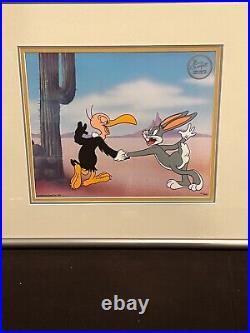 Bugs Bunny Cel Jitterbug Warner Brothers Rare Animation Art Limited Edition Cell