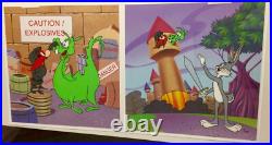 Bugs Bunny Cel Warner Bros Knighty Knight Yosemite Sam Dragon Rare Number 1 Bugs Bunny Cel Warner Bros Knighty Knight Yosemite Sam Dragon Rare Number 1