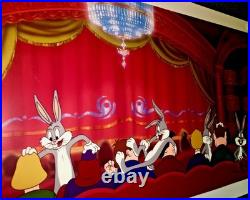 Bugs Bunny Cel Warner Bros Scuse Me Parden Me Signed Virgil Ross Rare