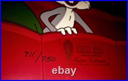 Bugs Bunny Cel Warner Bros Scuse Me Parden Me Signed Virgil Ross Rare