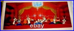 Bugs Bunny Cel Warner Bros Scuse Me Parden Me Signed Virgil Ross Rare