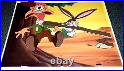 Bugs Bunny Cel Warner Brothers Old Grey Hare Rare 50th Anniversary Edition Cell