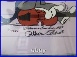 Bugs Bunny Cel Warner Brothers Quintet Daffy Duck Signed Chuck Jones Cell Rare Bugs Bunny Cel Warner Brothers Quintet Daffy Duck Signed Chuck Jones Cell Rare