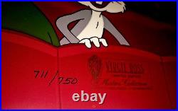 Bugs Bunny Cel Warner Brothers Scuse Me Parden Me Signed Virgil Ross Rare