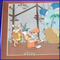 Bugs Bunny Cel Warner Brothers Soundstage Pepe Rare Signed Chuck Jones Cell