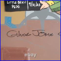 Bugs Bunny Cel Warner Brothers Soundstage Pepe Rare Signed Chuck Jones Cell